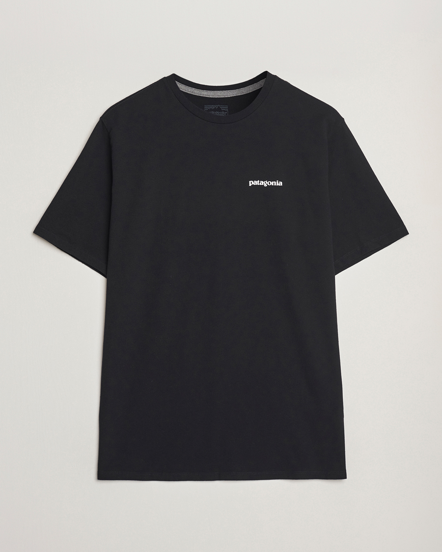 Mies | T-paidat | Patagonia | P-6 Logo T-Shirt Black