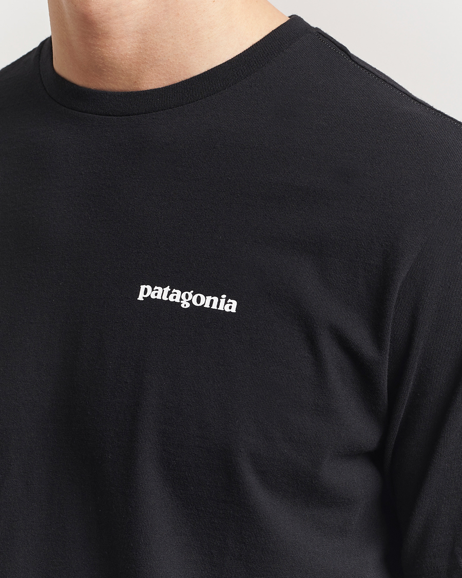 Mies | T-paidat | Patagonia | P-6 Logo T-Shirt Black