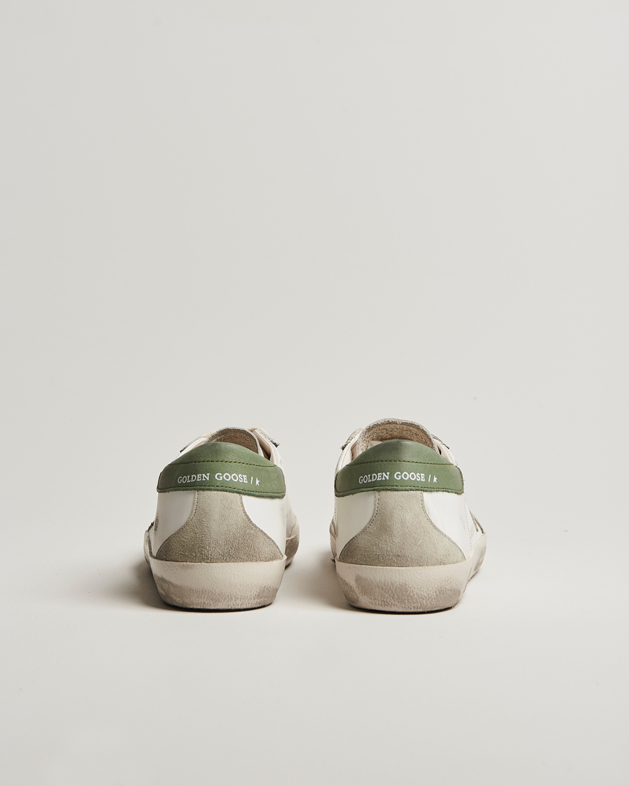 Mies | Golden Goose Super-Star Sneakers White/Green | Golden Goose | Super-Star Sneakers White/Green