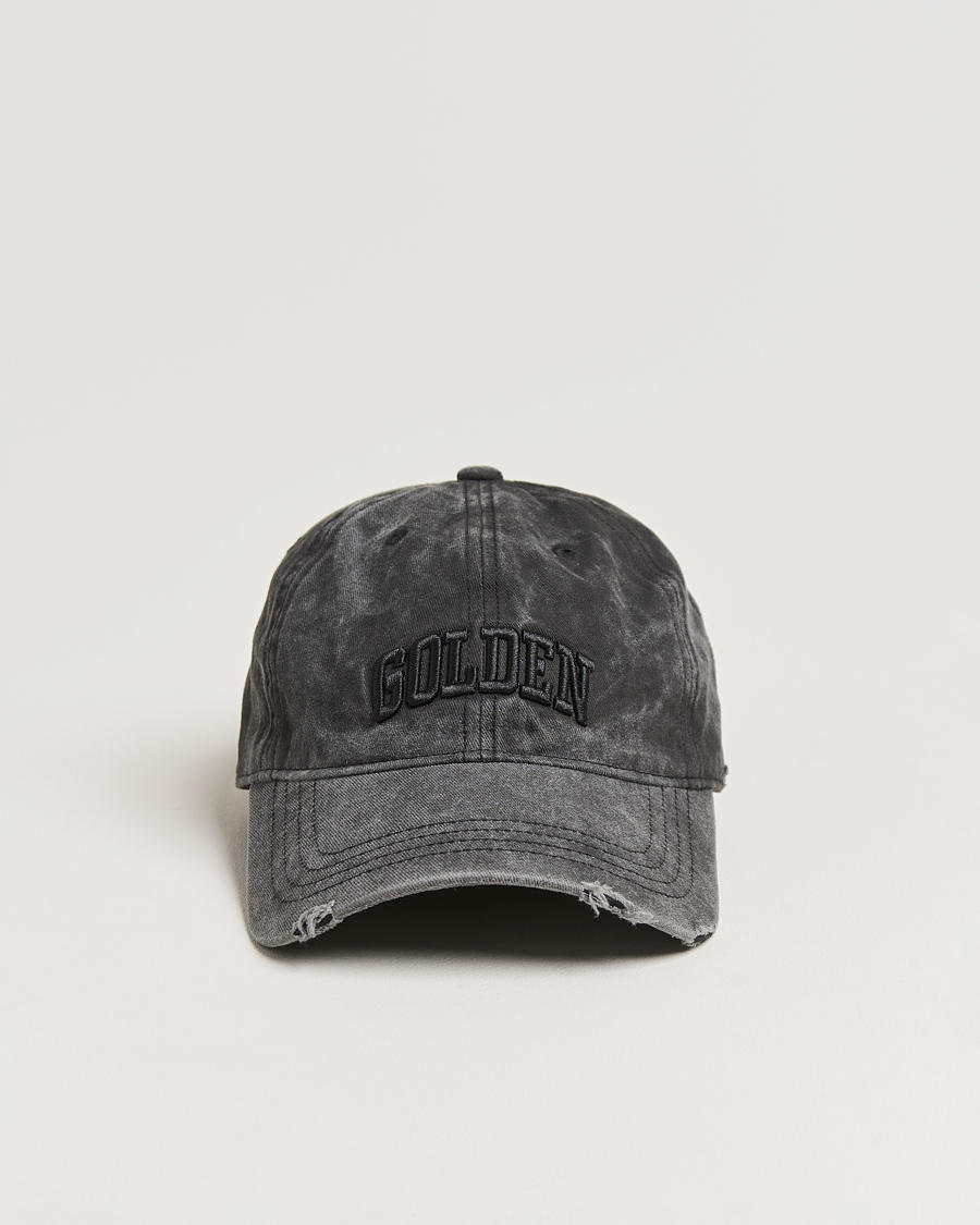 Mies | Golden Goose Cotton Twill Baseball Cap Anthracite | Golden Goose | Cotton Twill Baseball Cap Anthracite