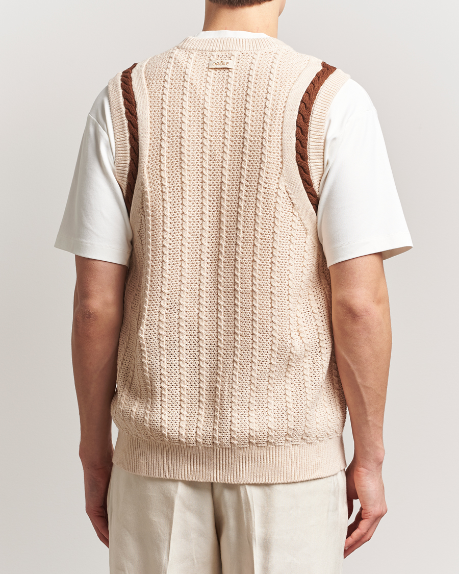 Mies | Puserot | Drôle de Monsieur | Knitted Vest Cream