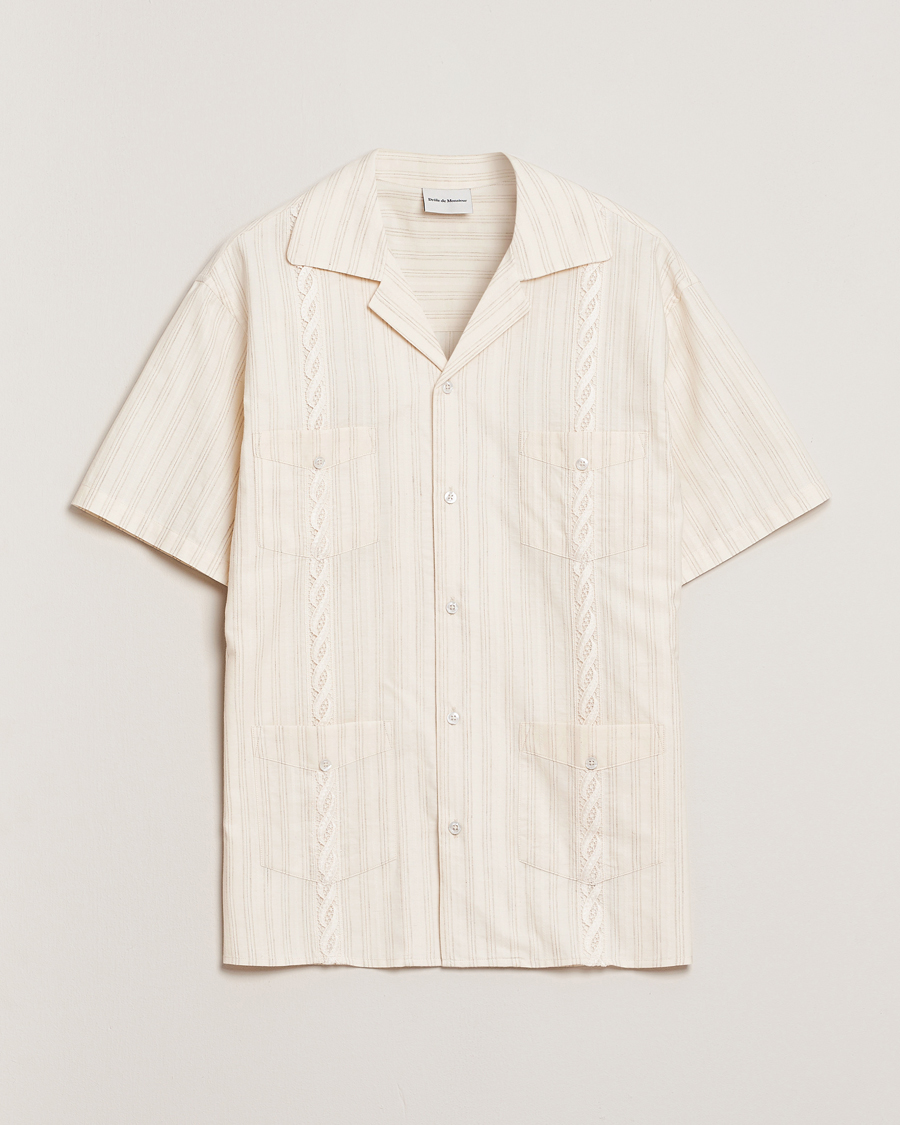 Mies | Kauluspaidat | Drôle de Monsieur | Cuban Shirt Ecru