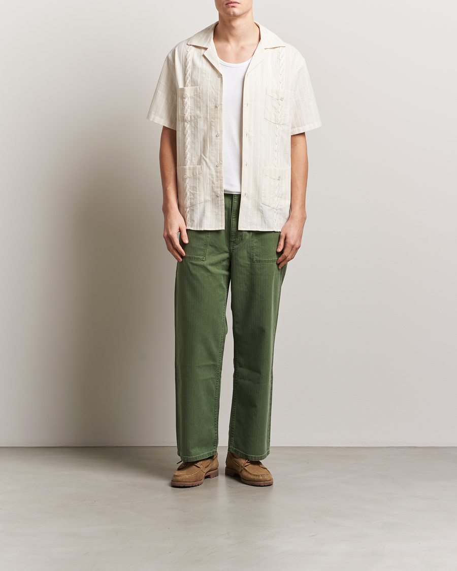 Mies | Kauluspaidat | Drôle de Monsieur | Cuban Shirt Ecru