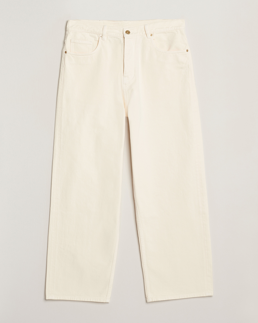 Mies | Farkut | Drôle de Monsieur | Wide Fit Jeans Off White