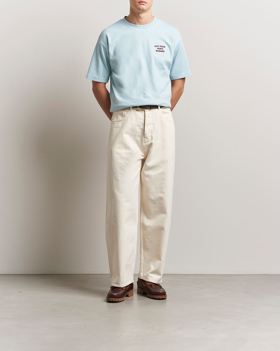 Mies | Farkut | Drôle de Monsieur | Wide Fit Jeans Off White