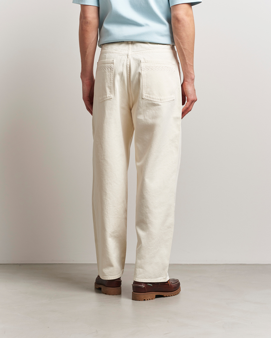Mies | Farkut | Drôle de Monsieur | Wide Fit Jeans Off White