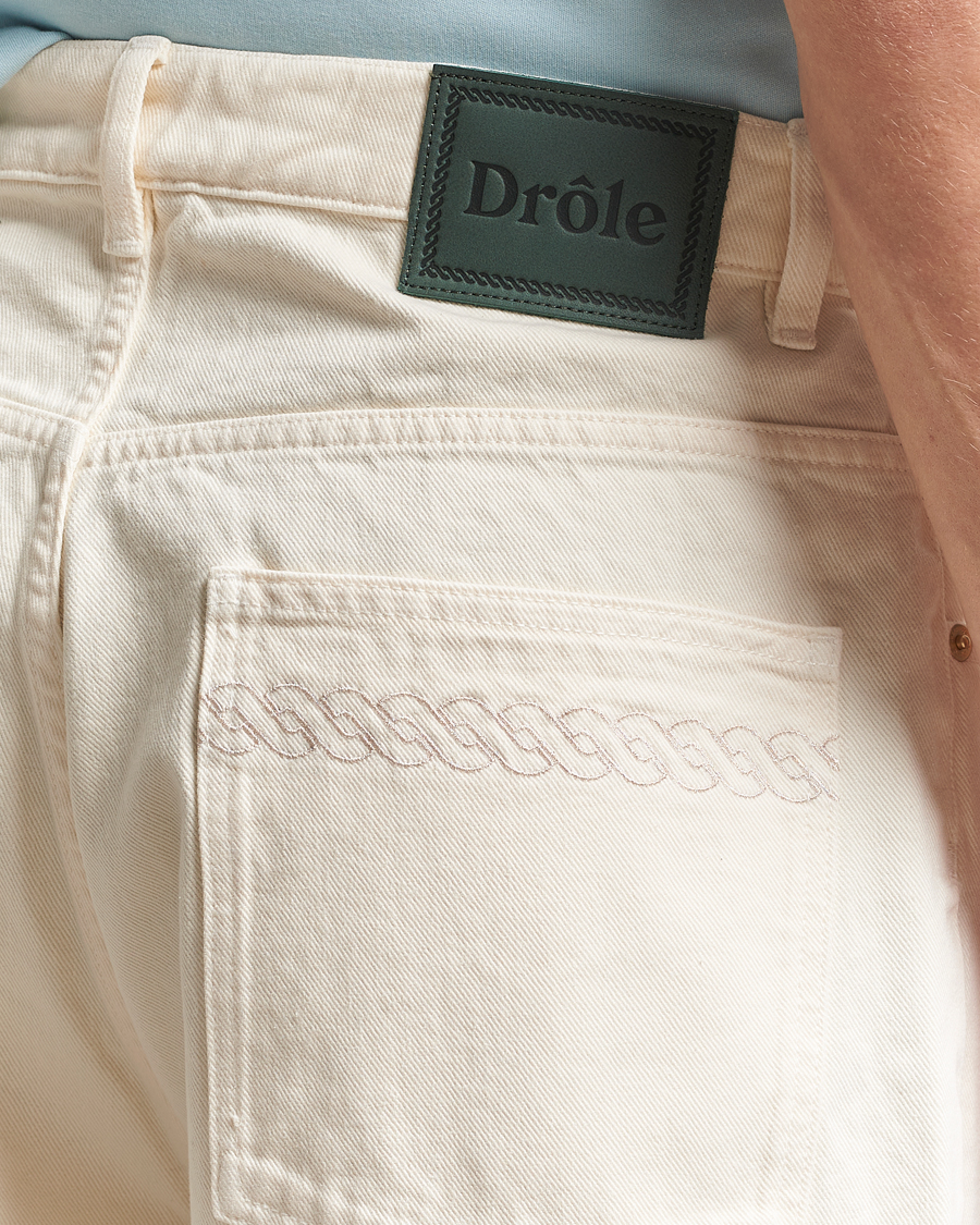 Mies | Farkut | Drôle de Monsieur | Wide Fit Jeans Off White