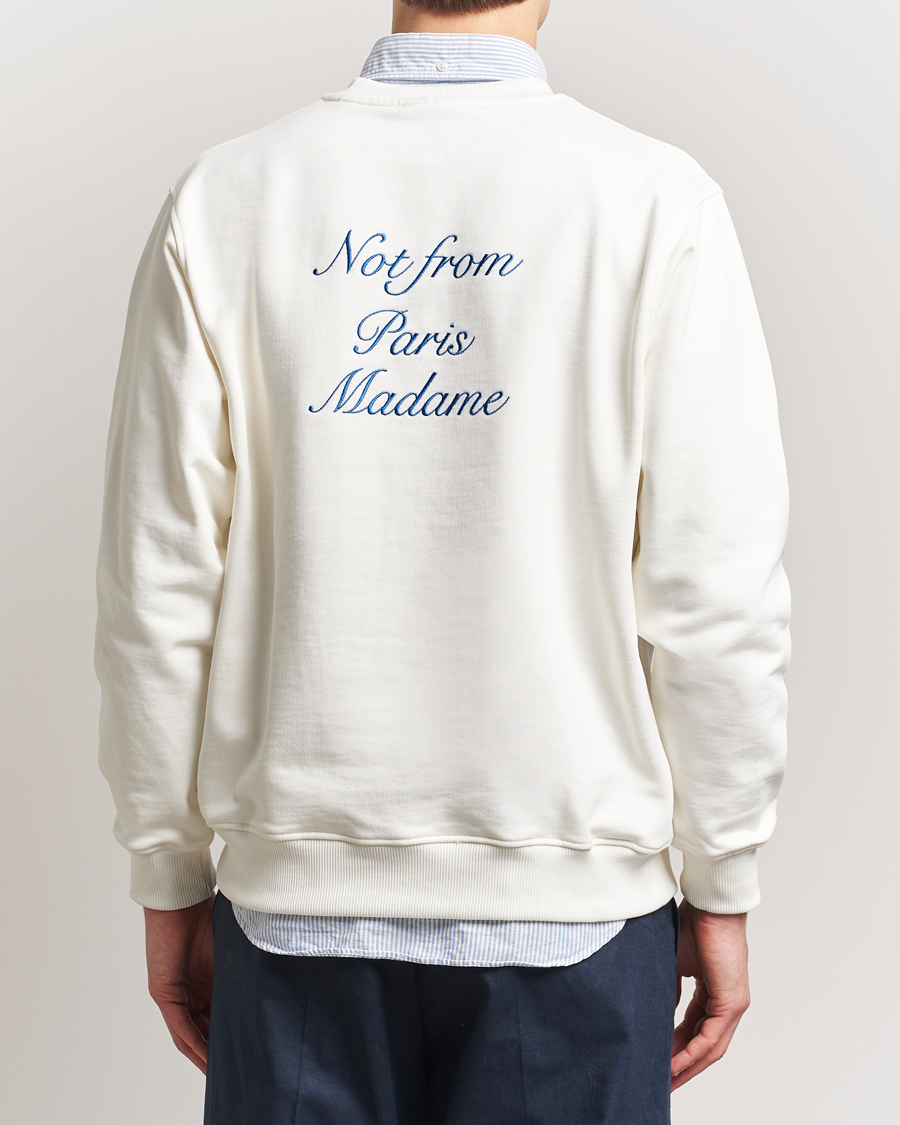 Mies | Puserot | Drôle de Monsieur | Slogan Sweatshirt Off White