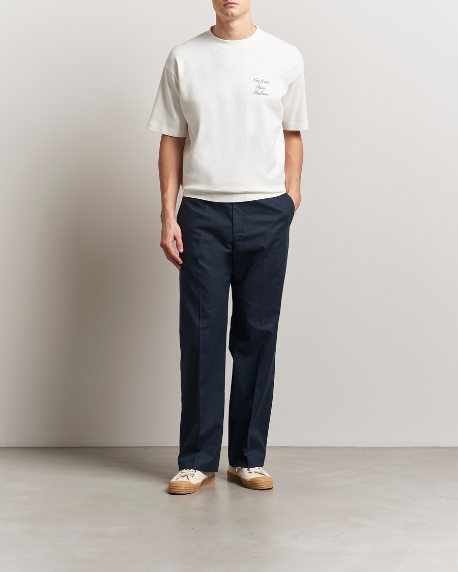 Mies | T-paidat | Drôle de Monsieur | Slogan Cursive T-Shirt Off White