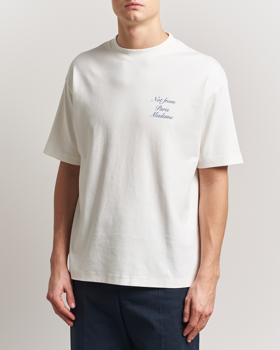 Mies | T-paidat | Drôle de Monsieur | Slogan Cursive T-Shirt Off White