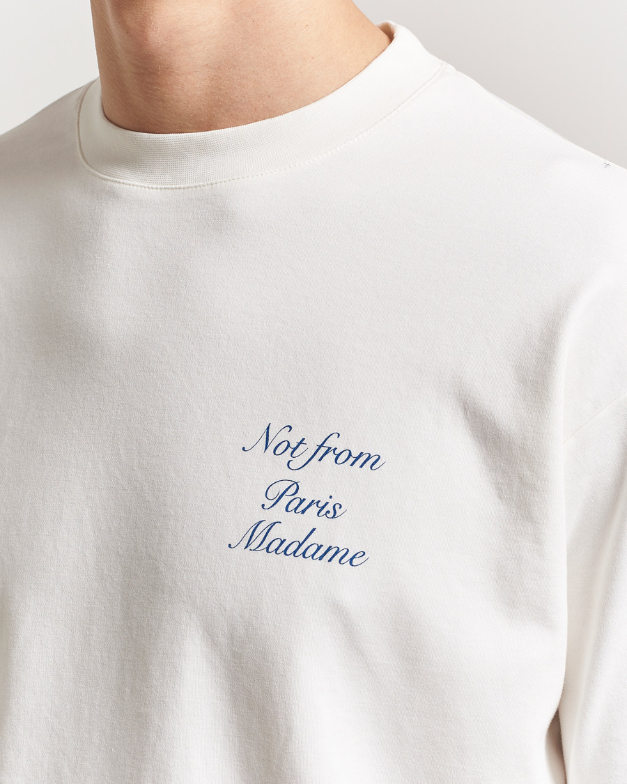 Mies | T-paidat | Drôle de Monsieur | Slogan Cursive T-Shirt Off White