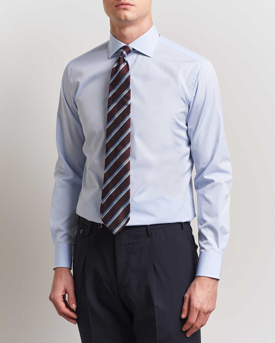 Mies | Kauluspaidat | Brioni | Classic Dress Shirt Light Blue