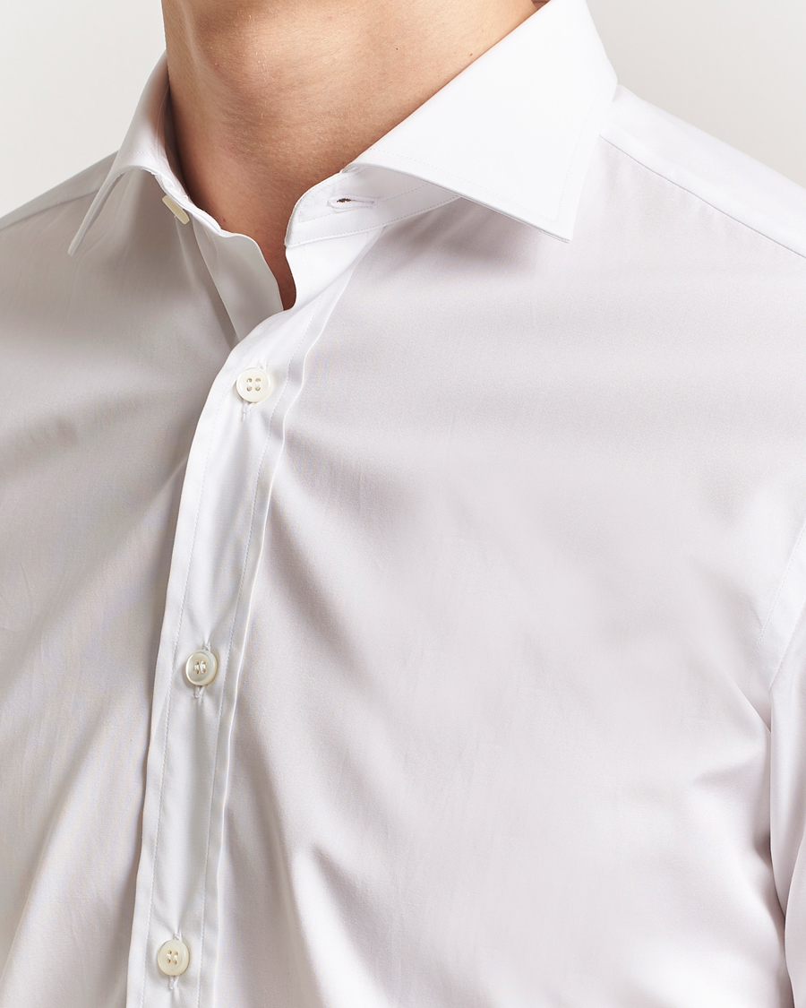 Mies | Kauluspaidat | Brioni | Slim Fit Dress Shirt White