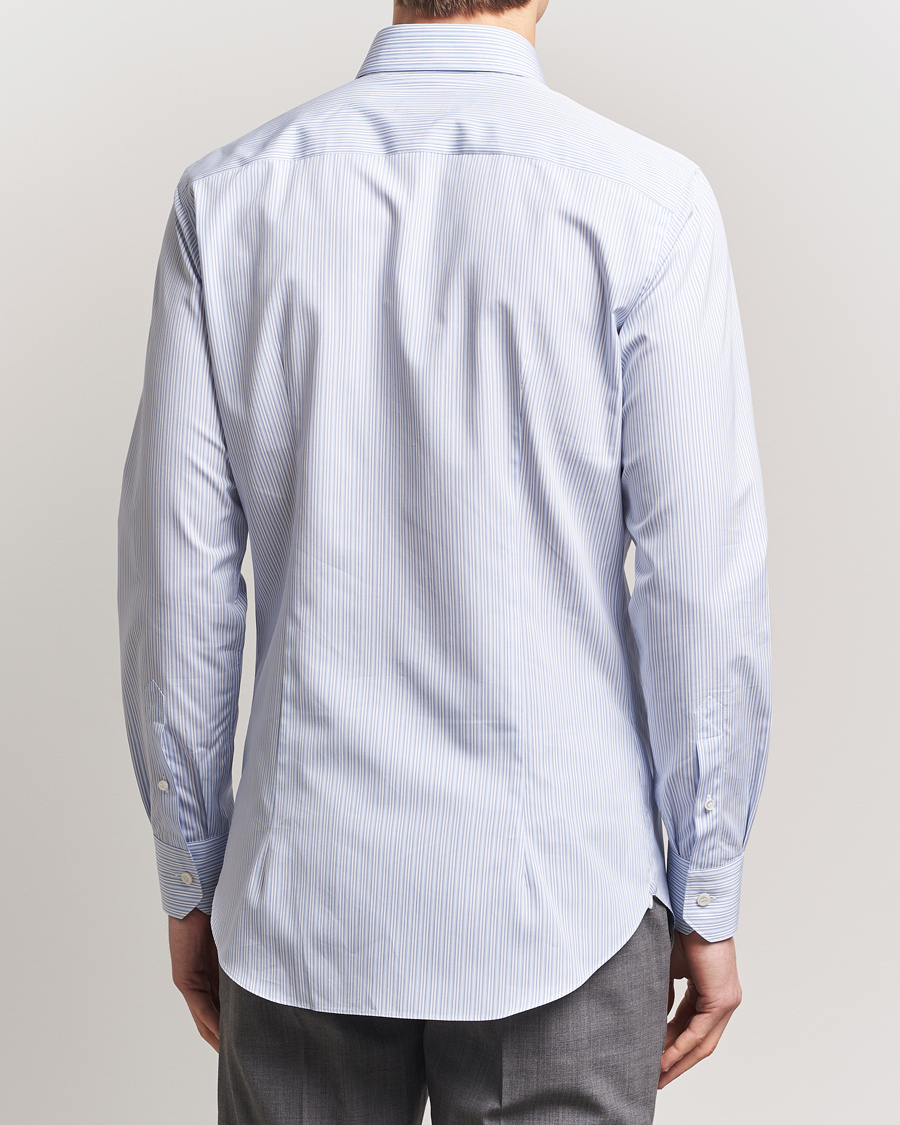 Mies | Kauluspaidat | Brioni | Slim Fit Dress Shirt Blue Stripes