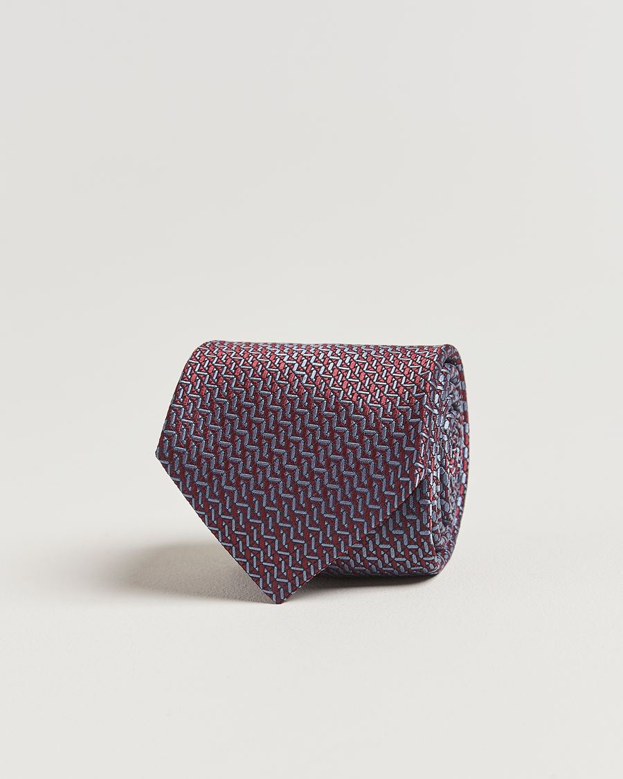 Mies | Brioni Degrade Silk Tie Burgundy | Brioni | Degrade Silk Tie Burgundy
