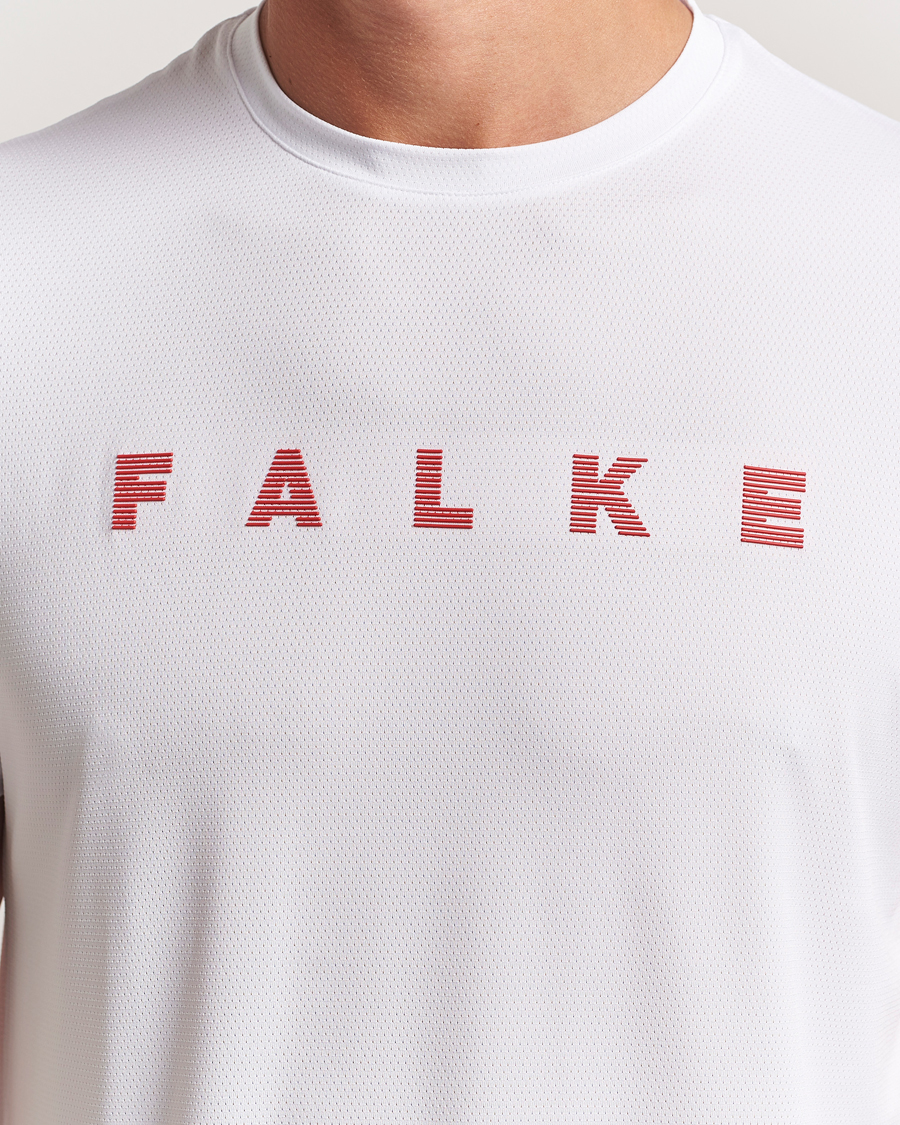 Mies | T-paidat | Falke Sport | Training T-Shirt White
