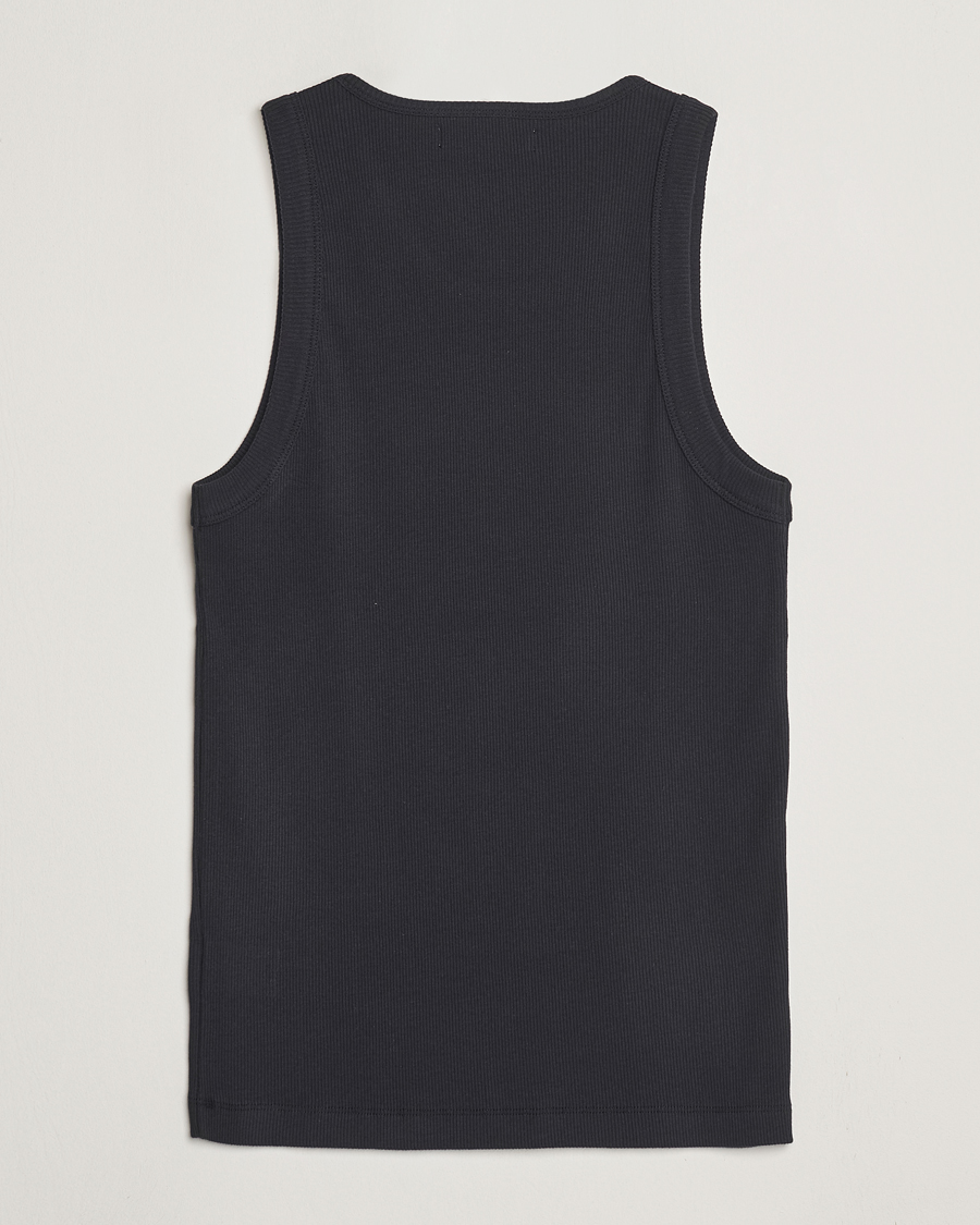 Mies | T-paidat | Merz b. Schwanen | Ribbed Tank Top Charcoal