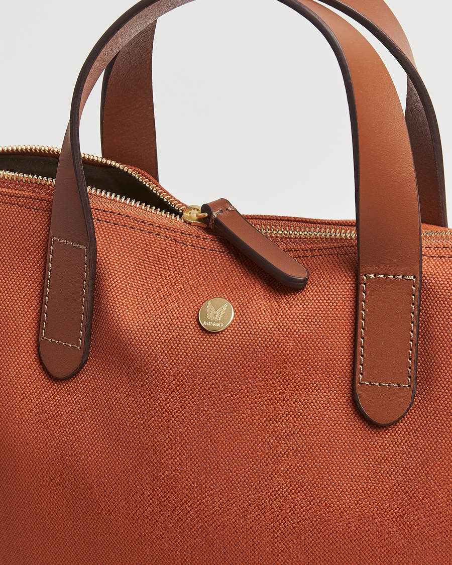 Mies | Mismo M/S Canvas Shopper Terracotta/Cuoio | Mismo | M/S Canvas Shopper Terracotta/Cuoio