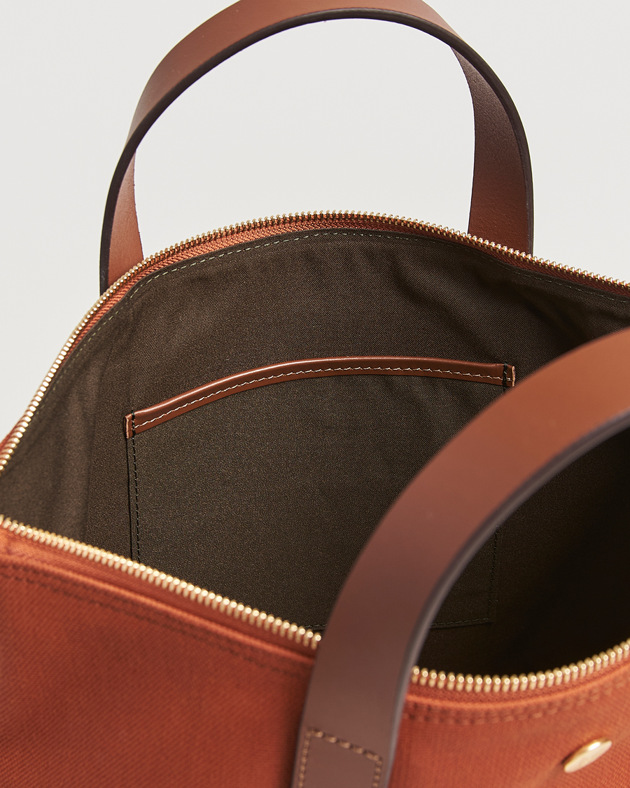 Mies | Mismo M/S Canvas Shopper Terracotta/Cuoio | Mismo | M/S Canvas Shopper Terracotta/Cuoio
