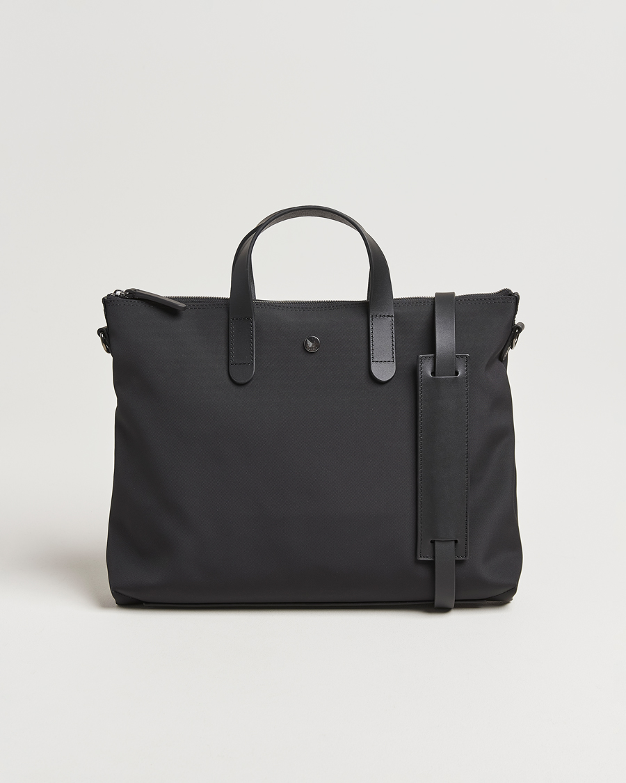 Mies | Laukut | Mismo | M/S Canvas Slim Brief Eclipse Black/Black