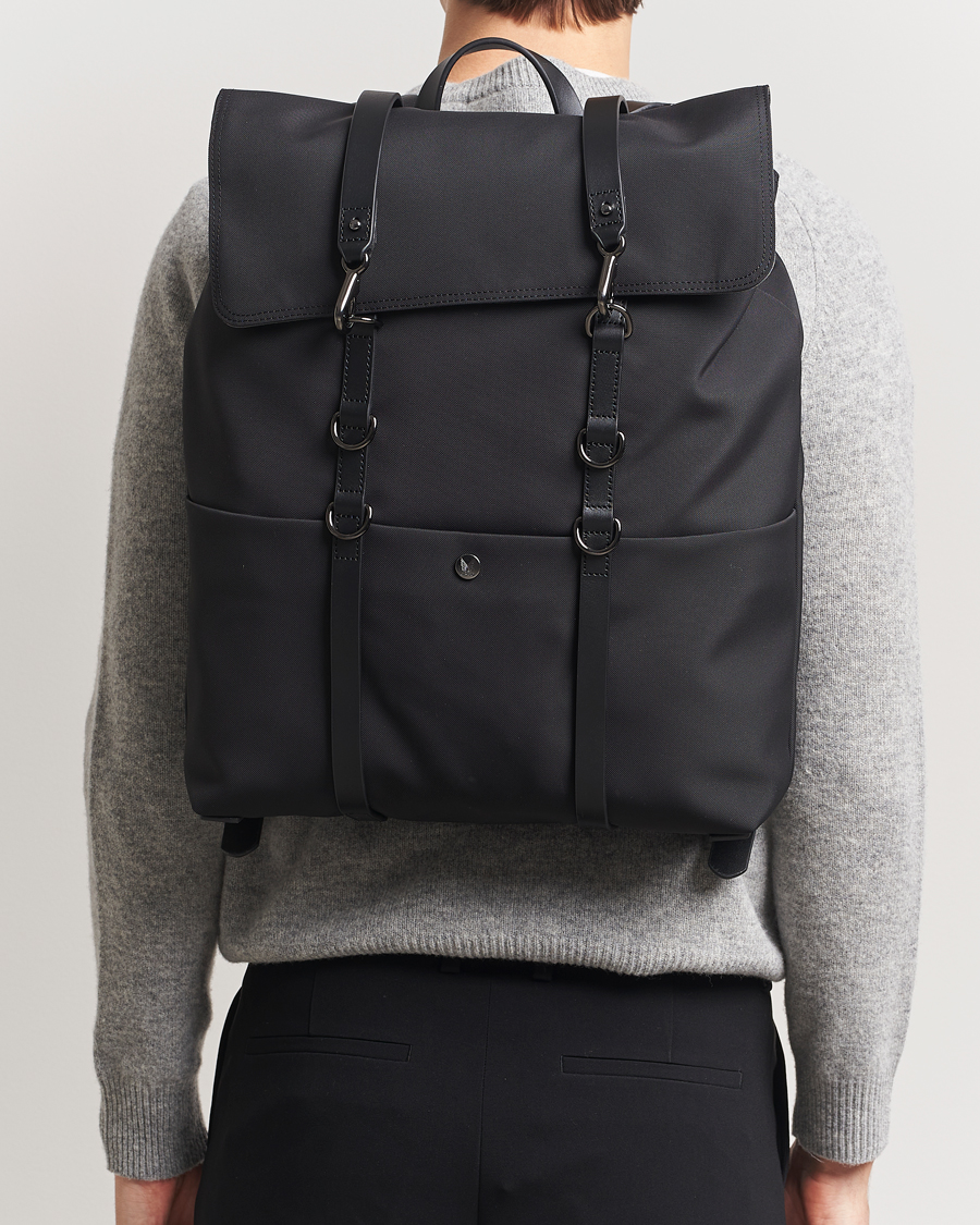 Mies | Laukut | Mismo | M/S Nylon Backpack Eclipse Black/Black