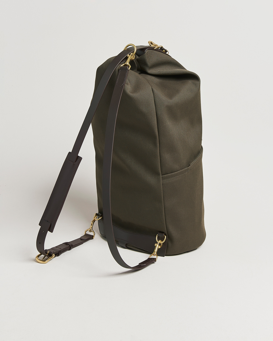 Mies | Laukut | Mismo | M/S Carpet Bag Army/Dark Brown