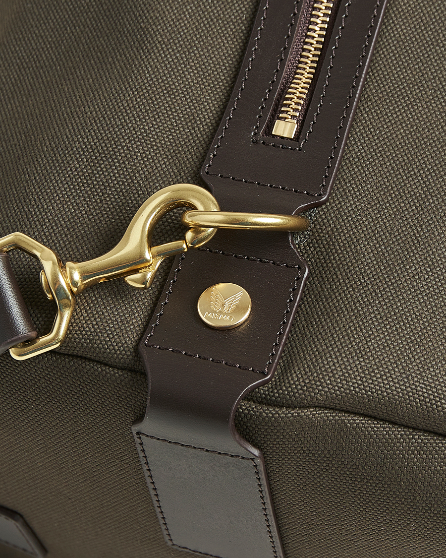 Mies | Laukut | Mismo | M/S Carpet Bag Army/Dark Brown