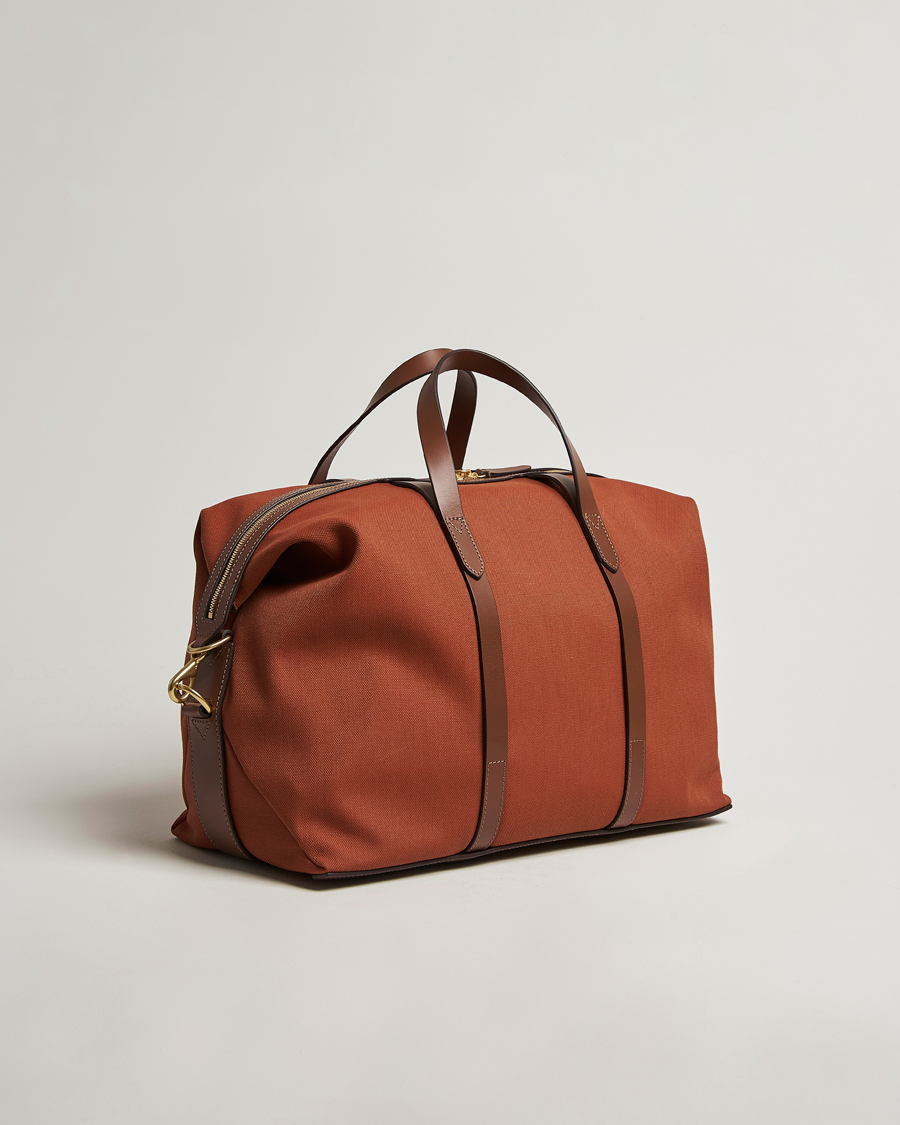 Mies | Mismo M/S Avail 48h Nylon Weekendbag Terracotta/Cuoio | Mismo | M/S Avail 48h Nylon Weekendbag Terracotta/Cuoio