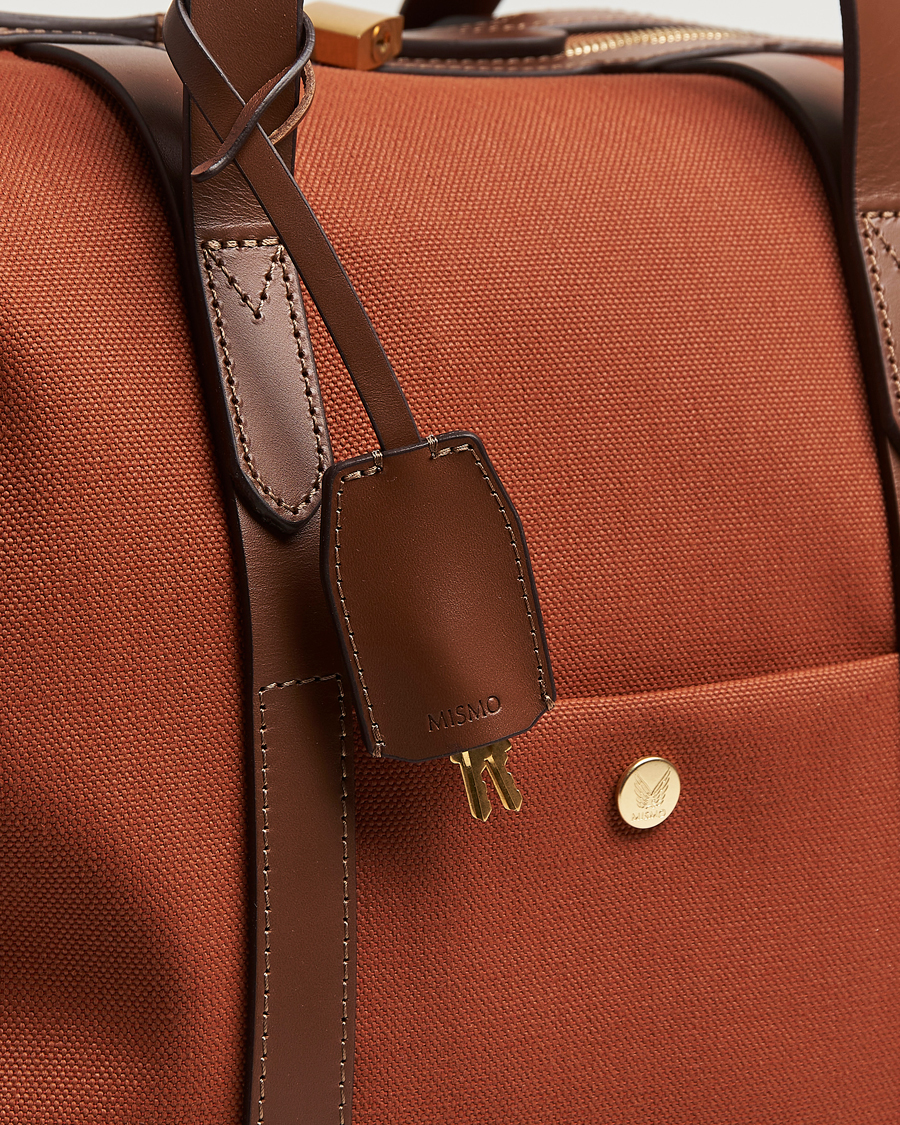 Mies | Mismo M/S Avail 48h Nylon Weekendbag Terracotta/Cuoio | Mismo | M/S Avail 48h Nylon Weekendbag Terracotta/Cuoio