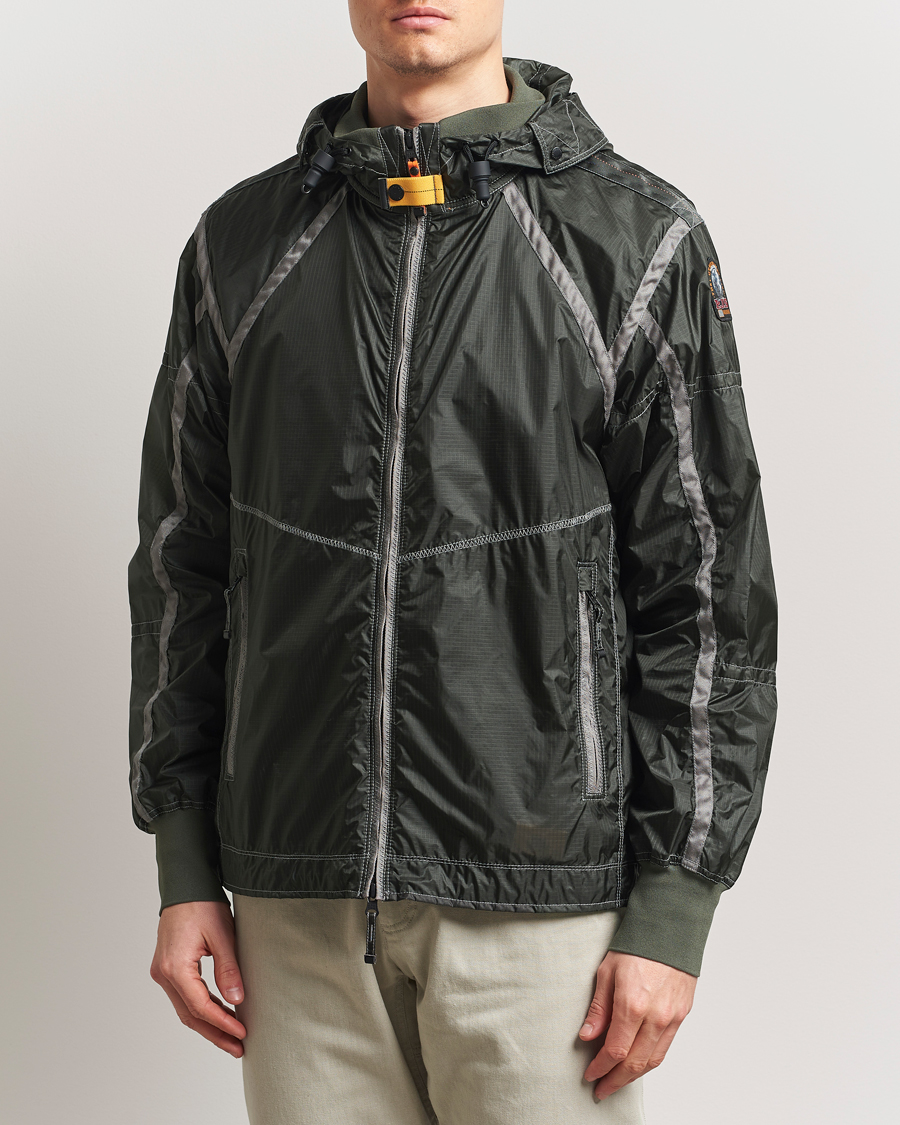 Mies | Takit | Parajumpers | Edge Nylon Double Ripstop Hooded Jacket Thyme Green