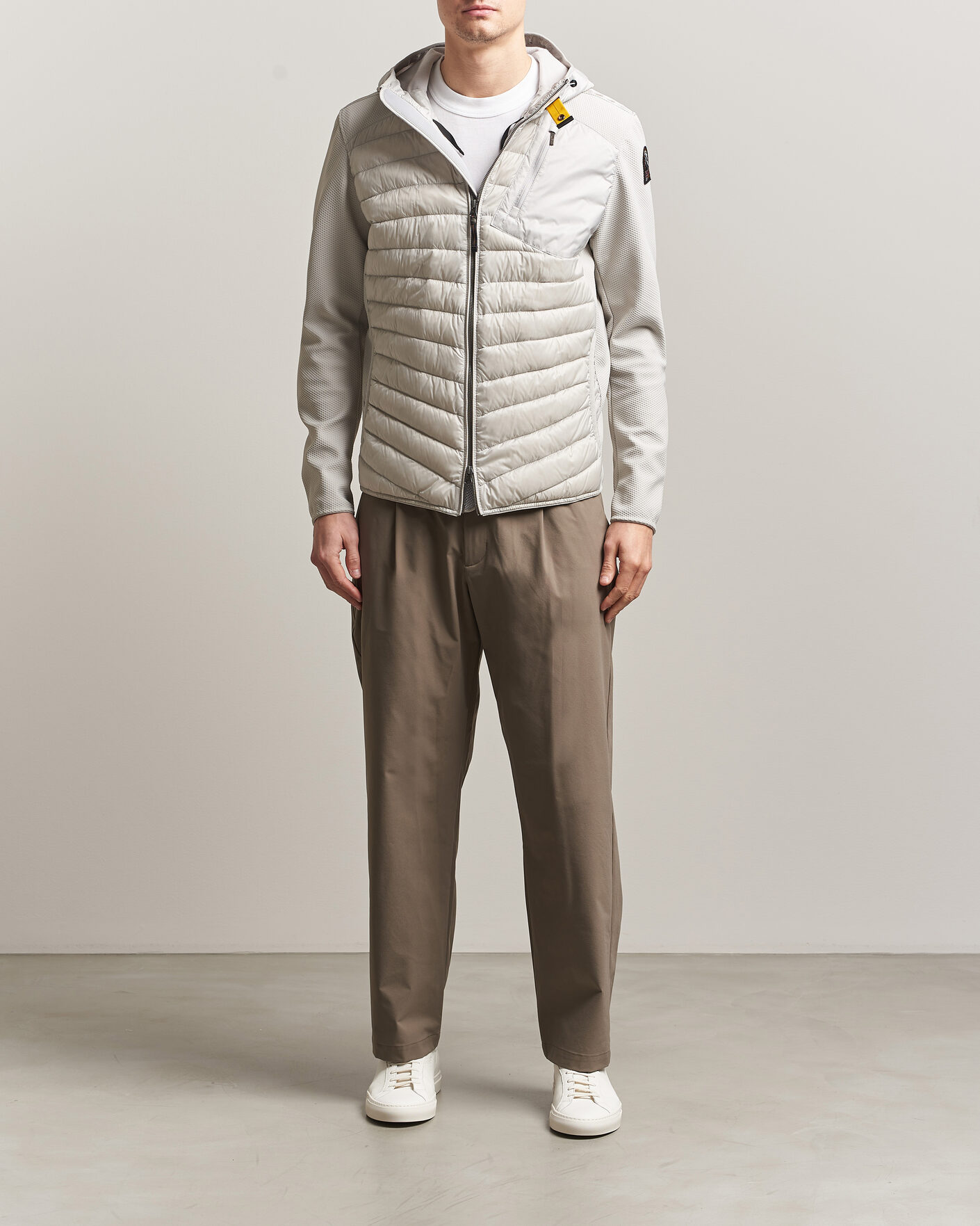 Mies | Takit | Parajumpers | Nolan Mesh Hooded Hybrid Ghiaccio