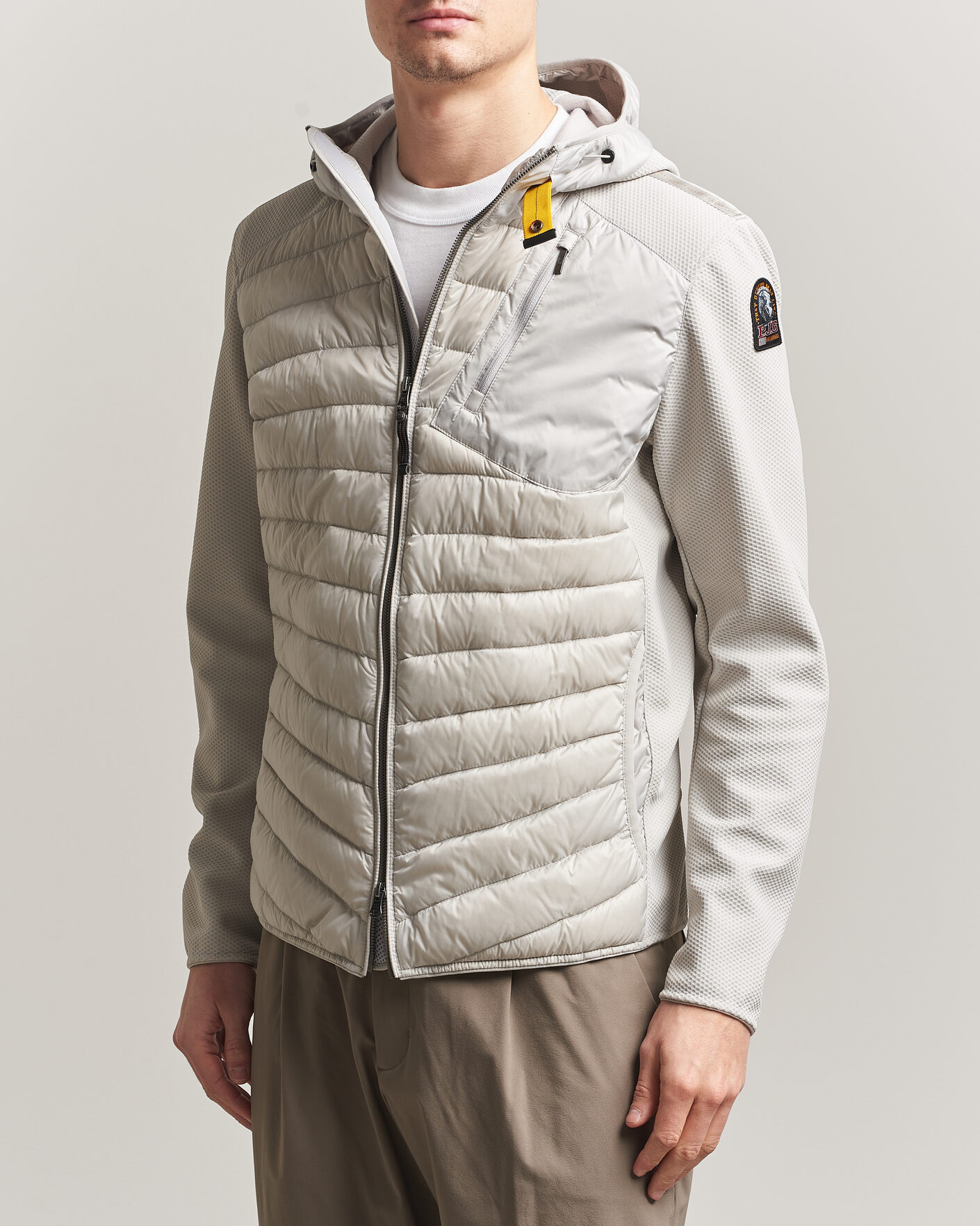 Mies | Takit | Parajumpers | Nolan Mesh Hooded Hybrid Ghiaccio