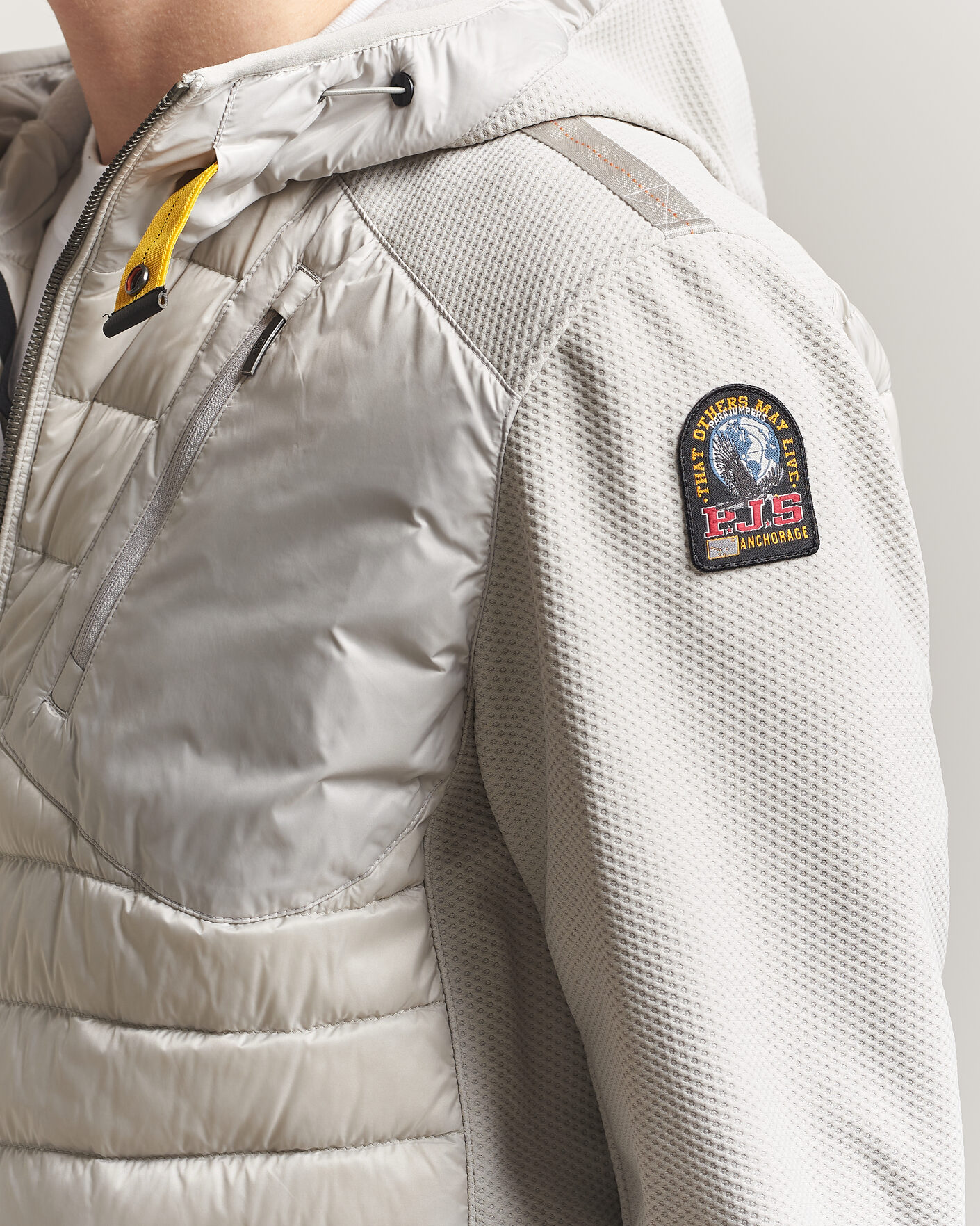 Mies | Takit | Parajumpers | Nolan Mesh Hooded Hybrid Ghiaccio