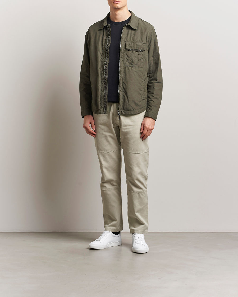 Mies | Takit | Parajumpers | Rayner Peached Poplin Shirt Jacket Kombu Green