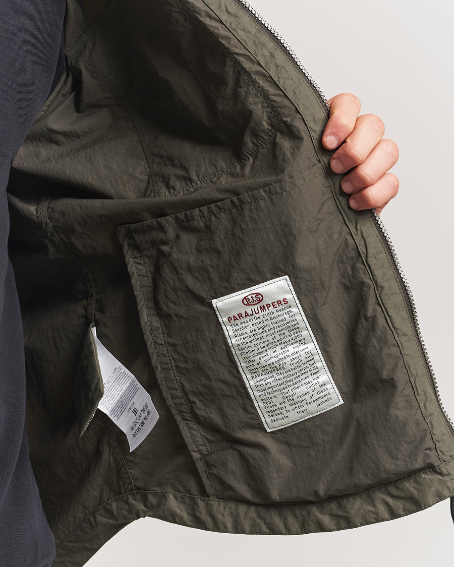 Mies | Takit | Parajumpers | Rayner Peached Poplin Shirt Jacket Kombu Green