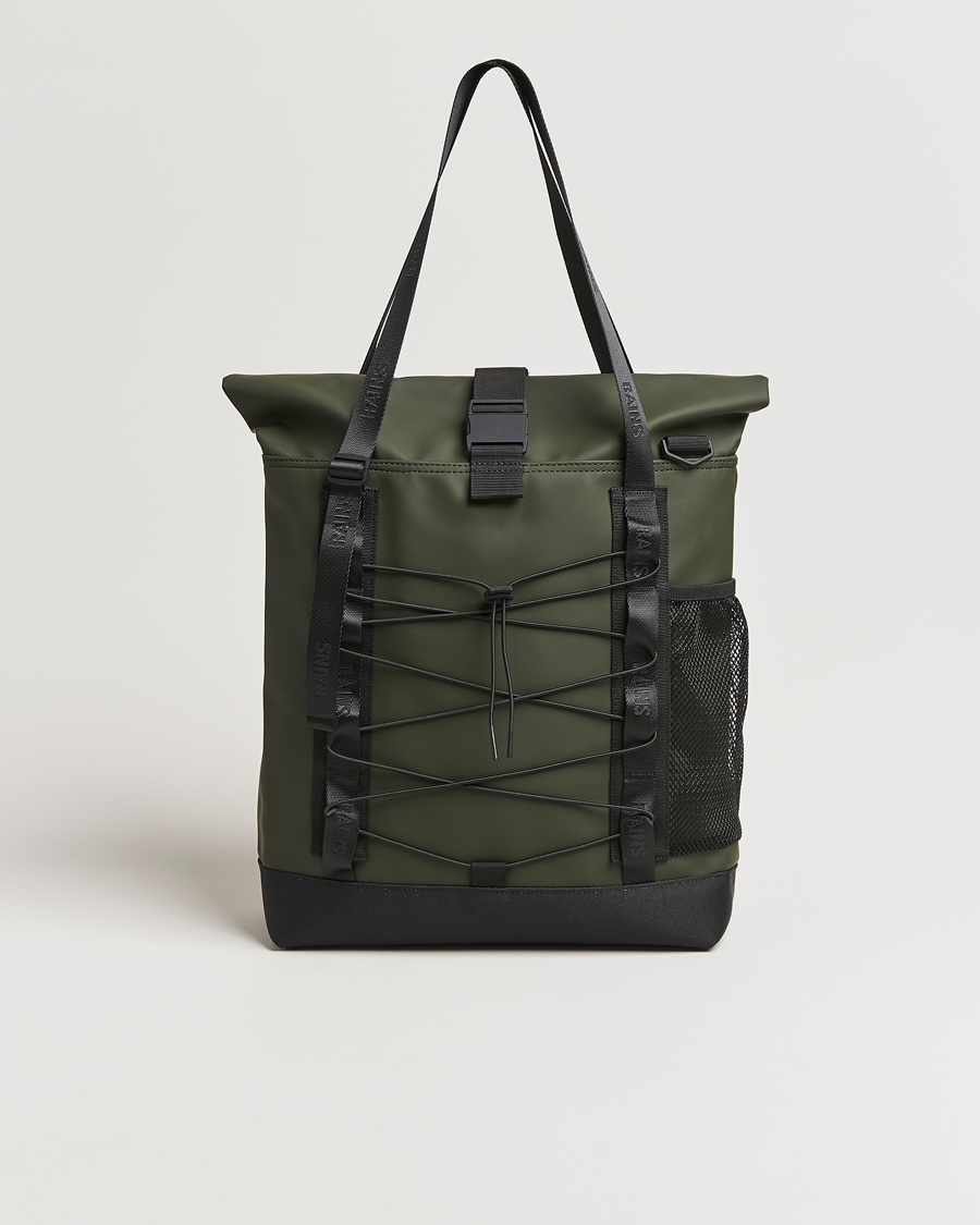 Mies | RAINS Trail Rolltop Tote Bag Green | RAINS | Trail Rolltop Tote Bag Green