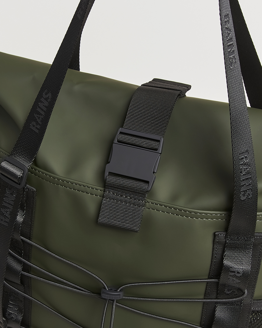 Mies | RAINS Trail Rolltop Tote Bag Green | RAINS | Trail Rolltop Tote Bag Green