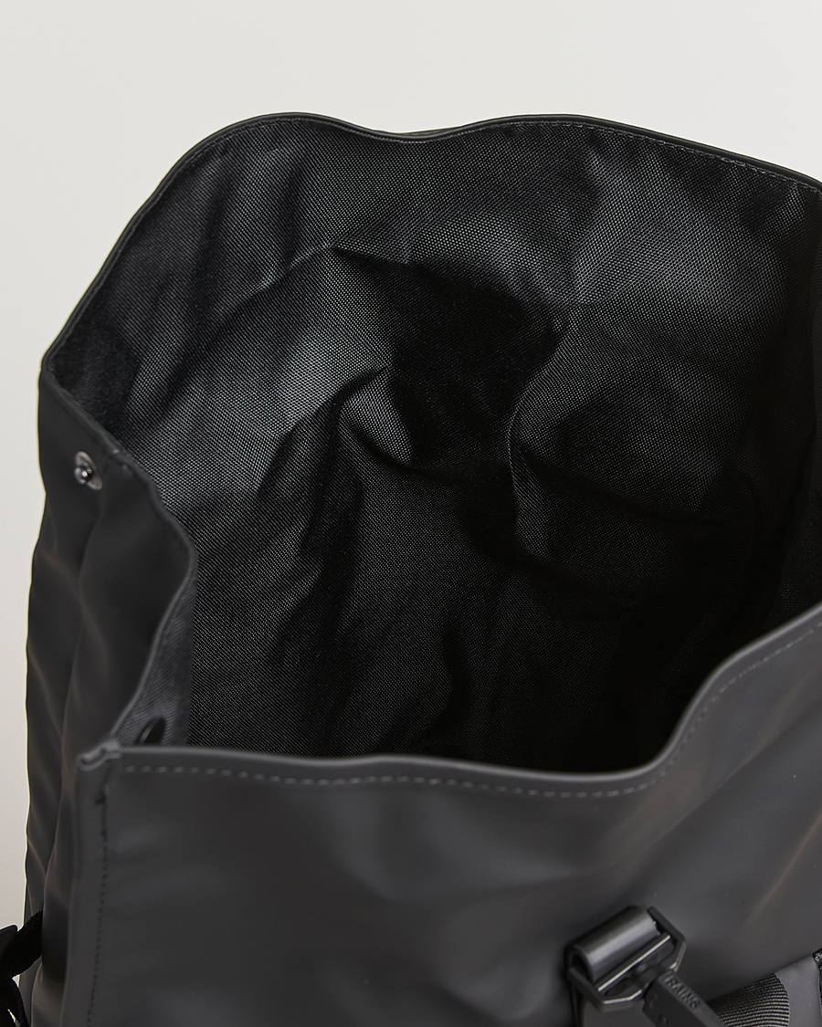 Mies | RAINS Rolltop Large Rucksack Black | RAINS | Rolltop Large Rucksack Black