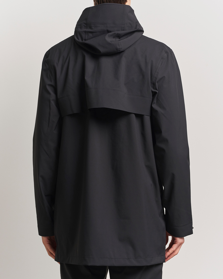 Mies | Takit | RAINS | Suva Hooded Waterproof Long Jacket Black