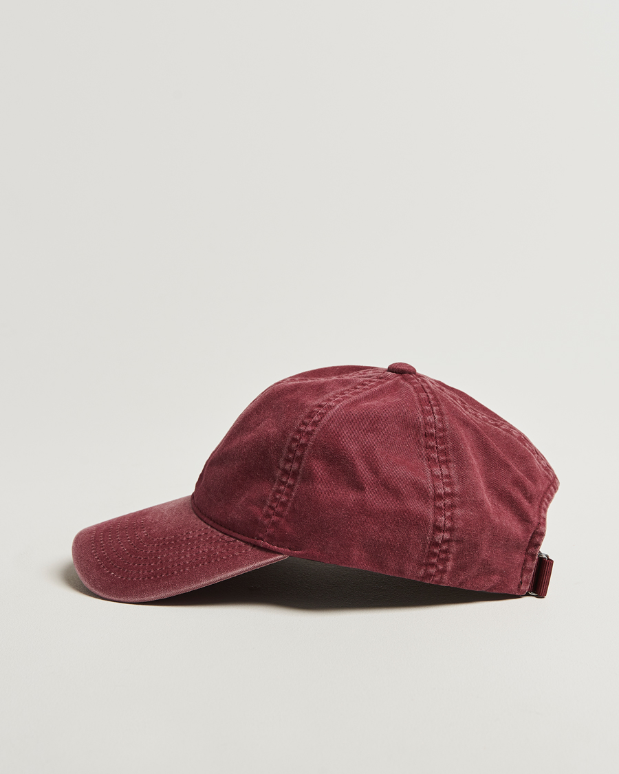 Mies | Päähineet | Varsity Headwear | Washed Cotton Baseball Cap Burgundy
