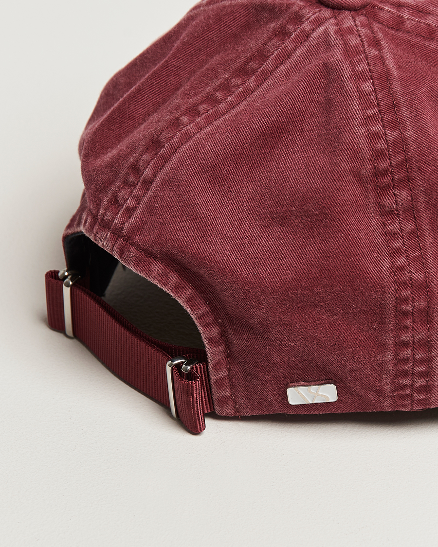 Mies | Päähineet | Varsity Headwear | Washed Cotton Baseball Cap Burgundy