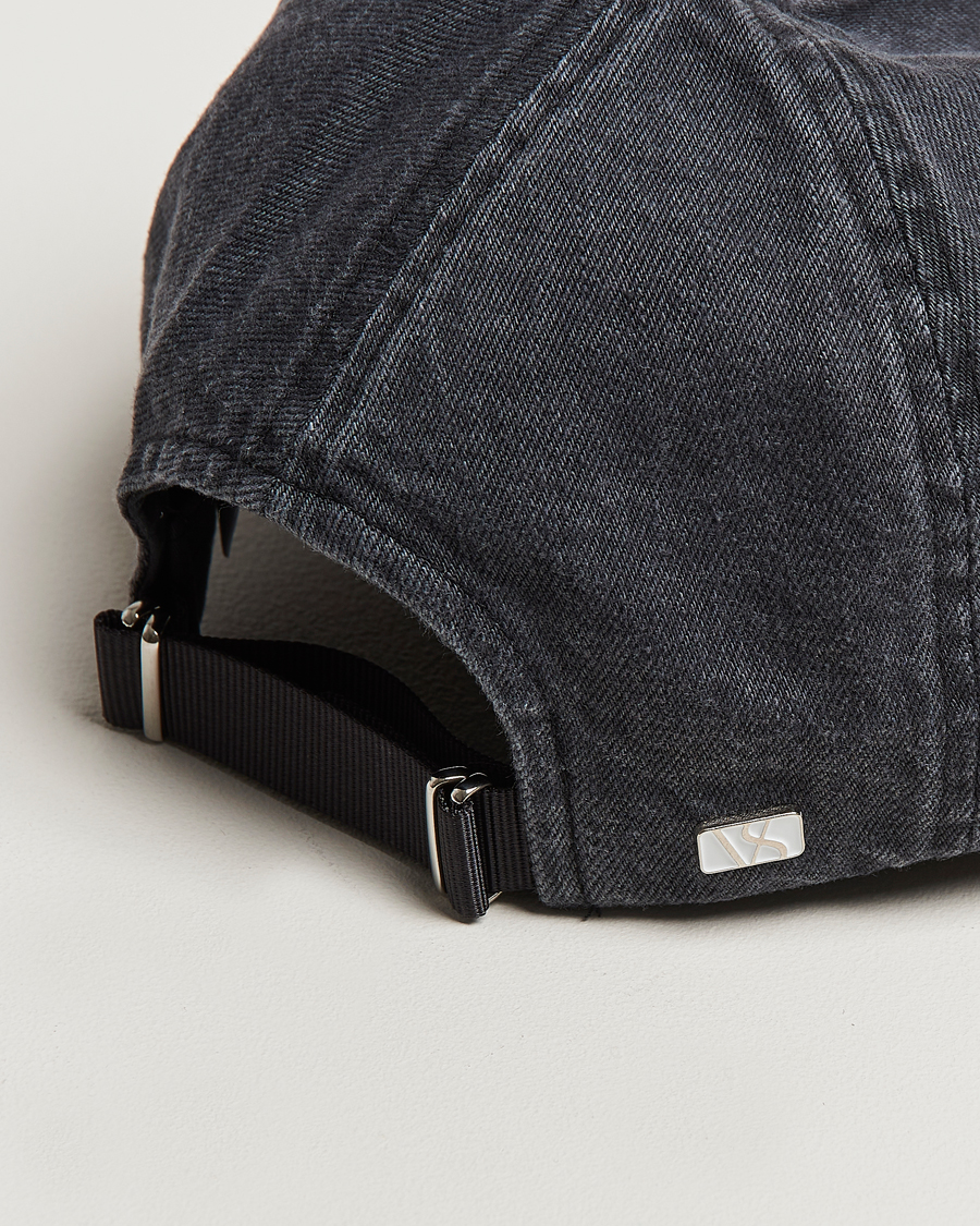 Mies | Päähineet | Varsity Headwear | Washed Denim Baseball Cap Black
