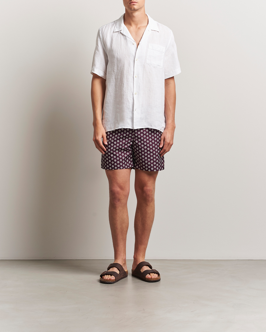 Mies | Kauluspaidat | Vilebrequin | Charli Resort Short Sleeve Shirt Blanc