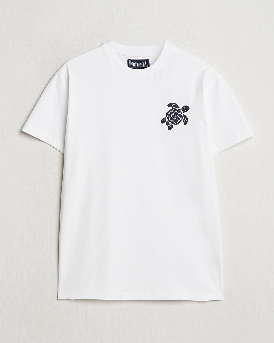 Mies | T-paidat | Vilebrequin | Portisol Embroidered T-Shirt Blanc