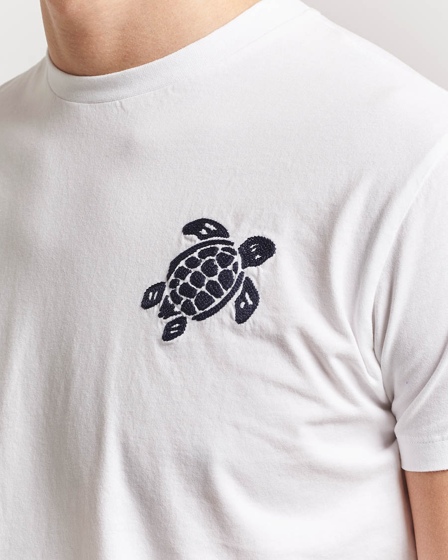 Mies | T-paidat | Vilebrequin | Portisol Embroidered T-Shirt Blanc