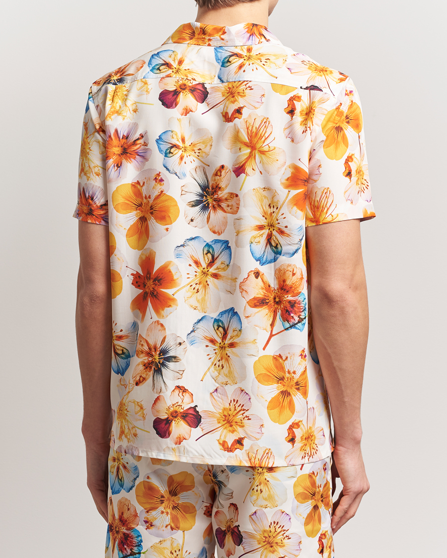 Mies | Kauluspaidat | Orlebar Brown | Hibbert Oshibana Printed Shirt White Sand