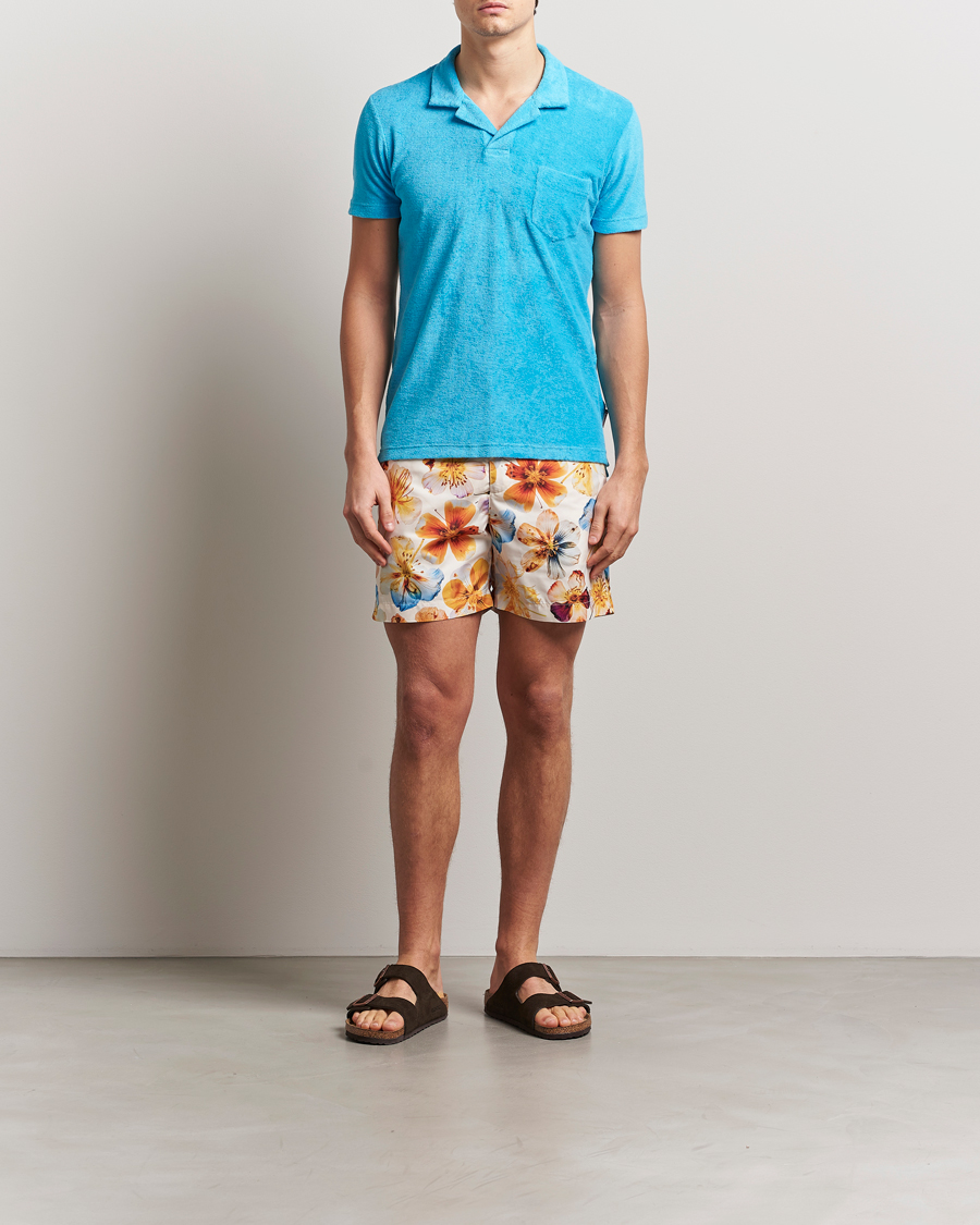 Mies | Pikeet | Orlebar Brown | Terry Polo Agua Blue