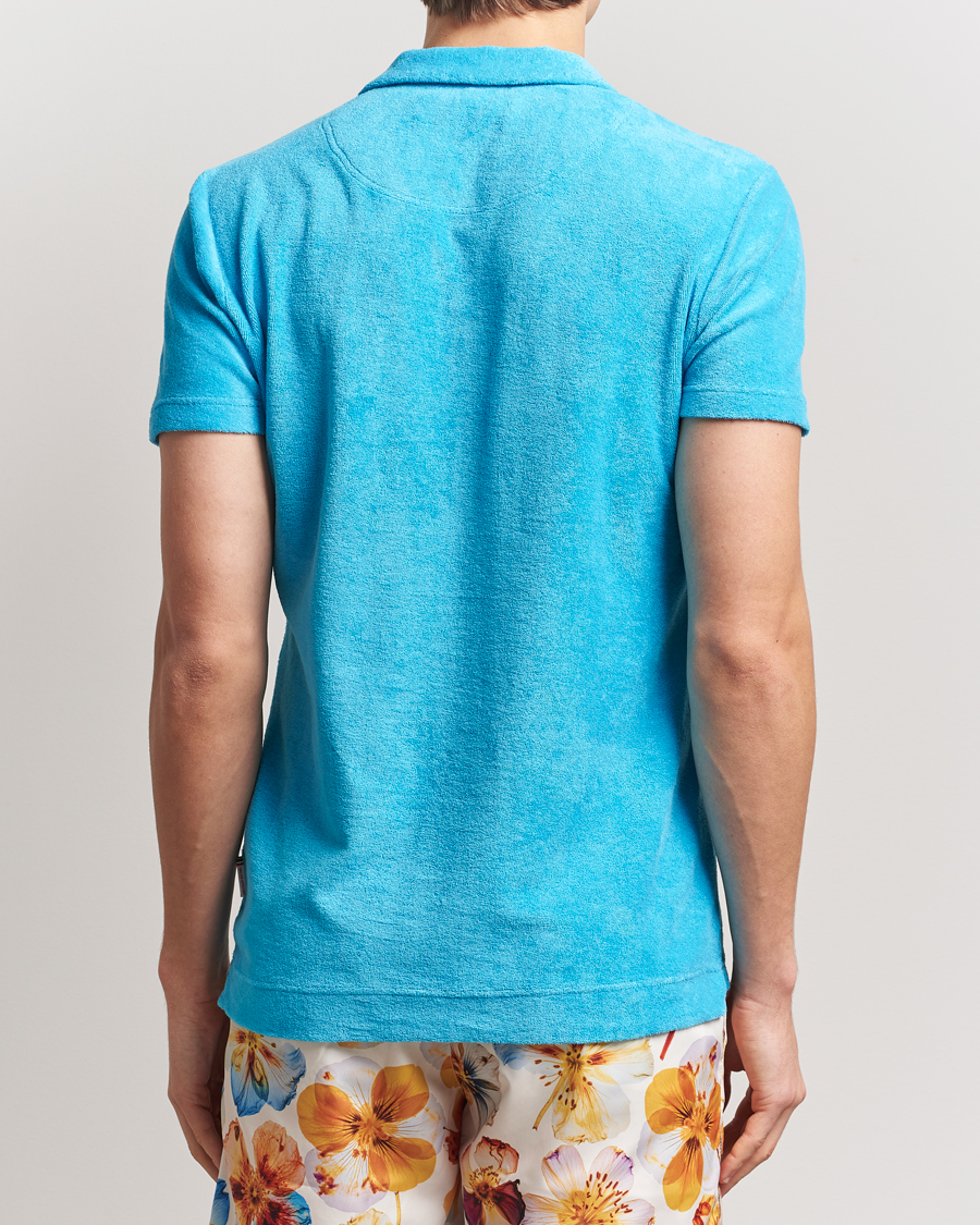 Mies | Pikeet | Orlebar Brown | Terry Polo Agua Blue