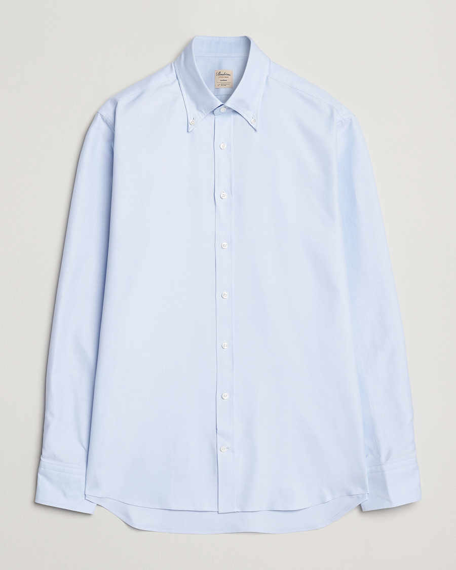 Mies | Kauluspaidat | Stenströms | Fitted Body Heavy Oxford Shirt Blue