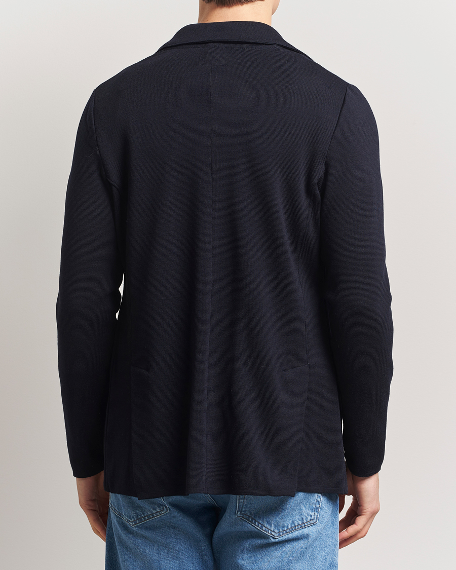 Mies | Pikkutakit | Stenströms | Milano Knitted Merino Blazer Navy